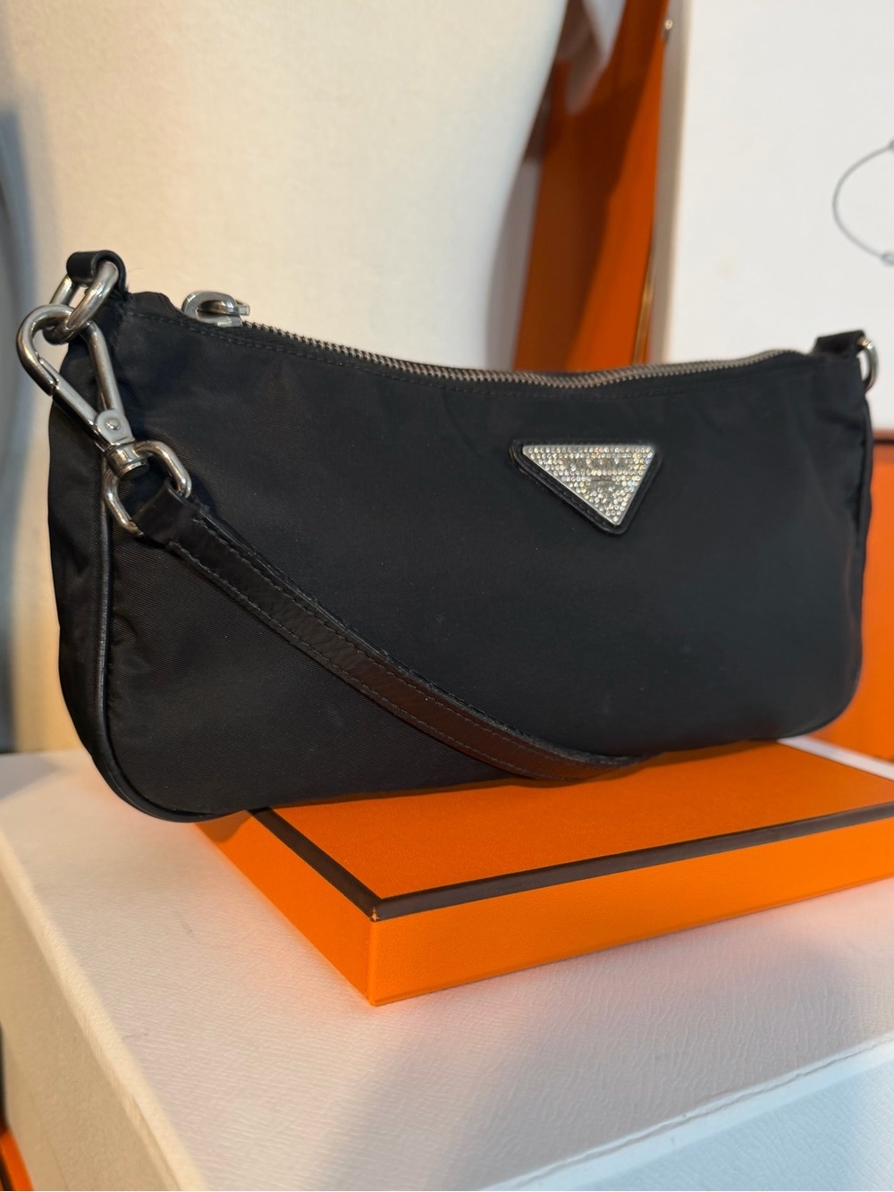 PRADA⭐️Nylon Crystal Re-edition 2002 Bag - Designer Luxury!⭐️OFFERS Always!